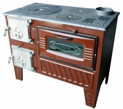 Отопительно-варочная печь МастерПечь ПВ-03 с духовым шкафом, 7.5 кВт в Красноярске
