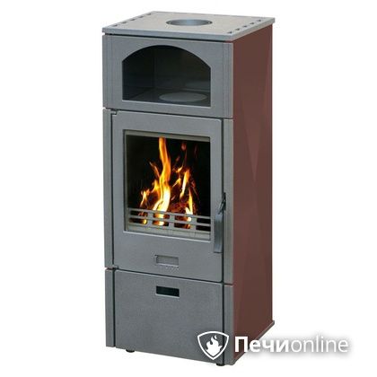 Отопительно-варочная печь Plamen Laguna коричневая в Красноярске