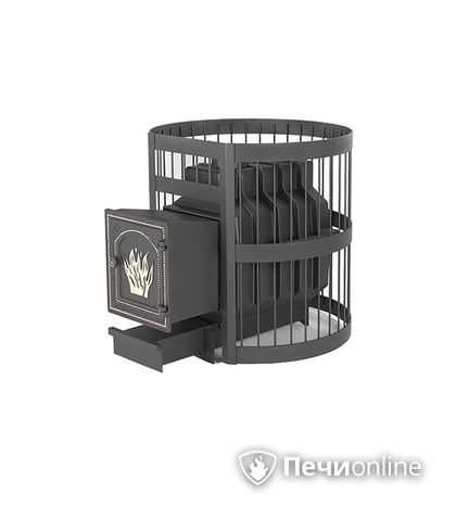 Дровяная печь-каменка Везувий Легенда Ретро Стандарт" 24 (ДТ-4) в Красноярске
