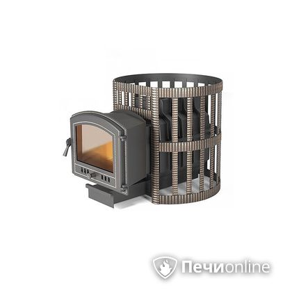 Дровяная печь-каменка Везувий Легенда Ретро Ковка 24 (224) в Красноярске