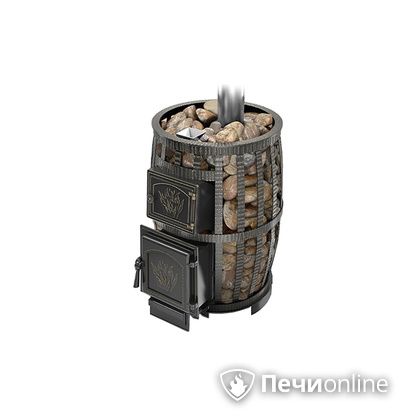 Дровяная печь-каменка Везувий Легенда Русский пар Ковка 24 (271) б/в в Красноярске
