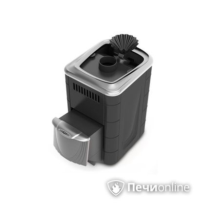 Дровяная печь-каменка TMF Гейзер Мини 2016 Inox ДН ЗК антрацит в Красноярске