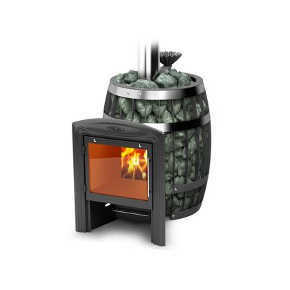 Дровяная банная печь TMF Саяны II Inox Витра ЗК в Красноярске