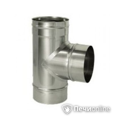 Дымоход Дымок Тройник 90° одностенный 0.8 мм TRHR90 150 в Красноярске