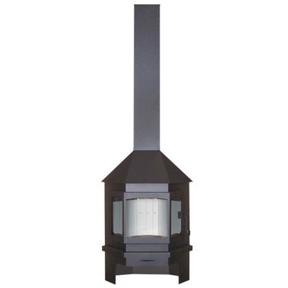 Печь-камин Бавария (Экокамин) угловая мюнхен, графит в Красноярске