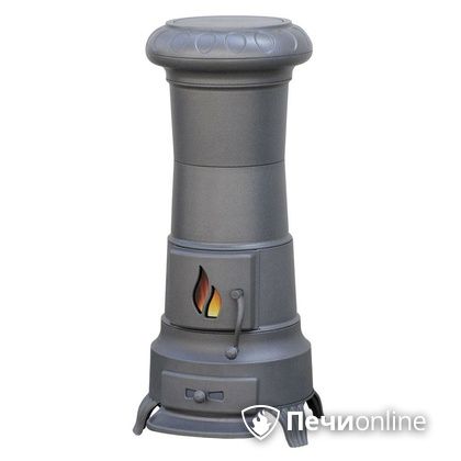 Отопительная печь Plamen Julia эмалир./серая глянцевая в Красноярске