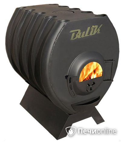 Отопительно-варочная печь Березка BulyK 400 со стеклом в Красноярске