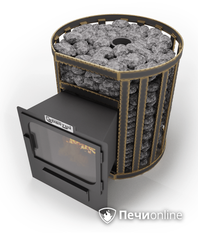 Дровяные печи-каменки Сабантуй Булава Чугун 16 панорама в Красноярске