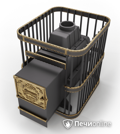 Дровяные печи-каменки Сабантуй Квадро Чугун 24 в Красноярске
