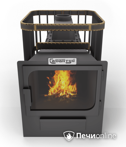 Дровяные печи-каменки Сабантуй Квадро Чугун 24 панорама в Красноярске