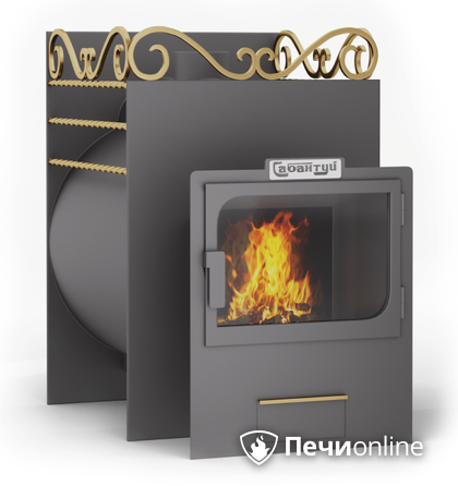 Дровяные печи-каменки Сабантуй 20 панорама под обкладку кирпичом в Красноярске