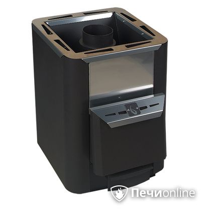 Дровяная банная печь Конвектика Колибри 9У антрацит в Красноярске