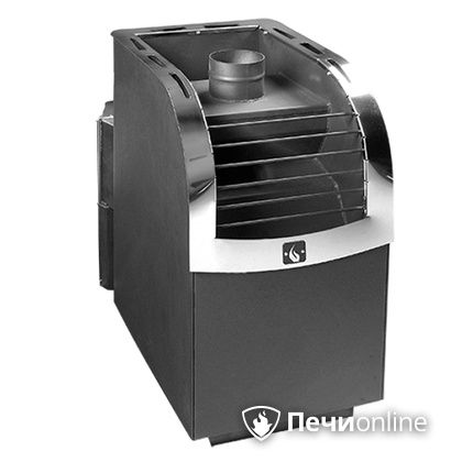 Дровяная банная печь Конвектика Ниагара Сетка 16 антрацит в Красноярске