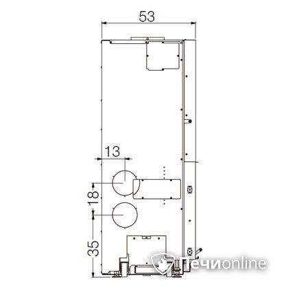 Каминная топка Edilkamin WINDO 120 nero в Красноярске