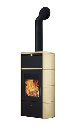 Печь-камин Edilkamin Flamma 24 kw V.A. Pergamena с Т/О в Красноярске