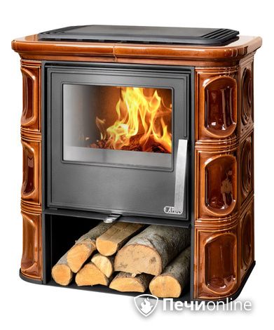 Печь-камин ABX Florencie, коричневая в Красноярске