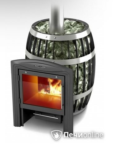 Дровяная банная печь TMF Саяны Carbon Витра в Красноярске