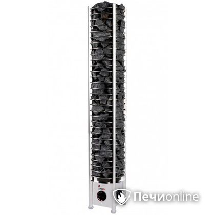 Электрокаменка для сауны Sawo TH3-60NB-P со встроенным пультом управления круглая в Красноярске