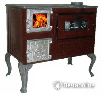 Отопительно-варочная печь МастерПечь ПВ-06 с духовым шкафом, 7.5 кВт в Красноярске