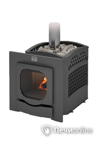 Дровяная банная печь Теплодар Былина-сетка-12 Ч Панорама (1.1) в Красноярске