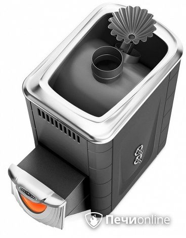 Дровяная банная печь TMF Ангара 2012 Inox ДНС ЗК ТО антрацит в Красноярске