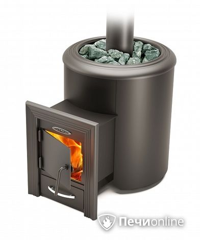 Дровяная банная печь TMF Степанида антрацит в Красноярске