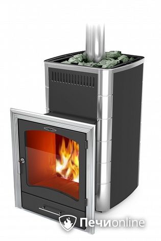 Дровяная банная печь TMF Калина II Inox БСЭ антрацит НВ ПРН в Красноярске