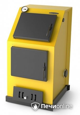 Твердотопливный котел TMF Оптимус Лайт 20кВт под АРТ и ТЭН желтый в Красноярске