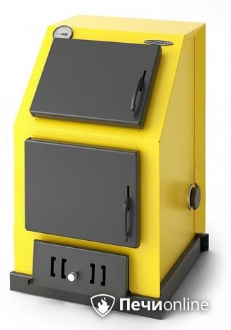 Твердотопливный котел TMF Оптимус Лайт 16кВт под АРТ и ТЭН желтый в Красноярске