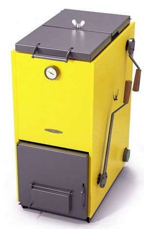Твердотопливный котел TMF Цельсий Лайт 16кВт под АРТ и ТЭН желтый в Красноярске