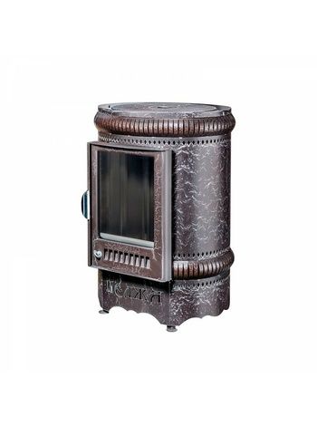 Отопительно-варочная печь Ферингер  Нелжа ПФ (Верде Гватемала наборный) в Красноярске