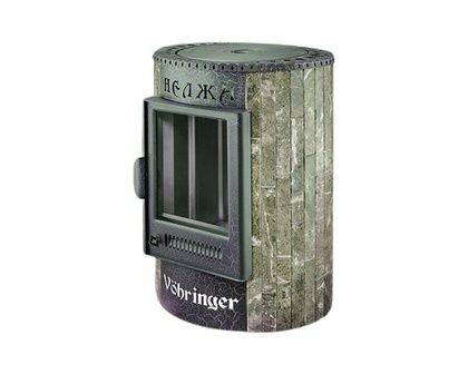 Отопительно-варочная печь Ферингер  Нелжа ПФ (Жадеит наборный) в Красноярске