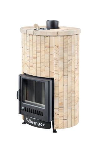 Печь для бани Ферингер  Уют-25 ПФ ("Окаменевшее дерево" наборный) в Красноярске