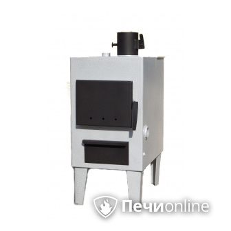 Твердотопливный котел НМК Сибирь 8 ТПЭ ножки и переходник на круглую трубу в комплекте в Красноярске