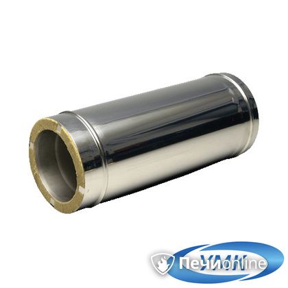 Дымоход УМК Сэндвич-труба 05м 200х280 Н+Н 1,0мм 0,5мм по воде в Красноярске