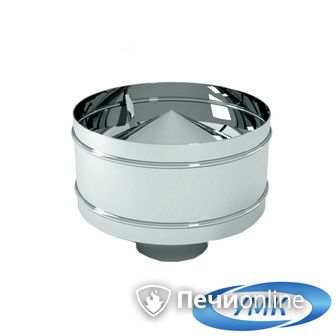 Дымоход УМК Оголовок с дефлектором D180х260 Н+Оц 0.5мм 0.5мм по воде в Красноярске