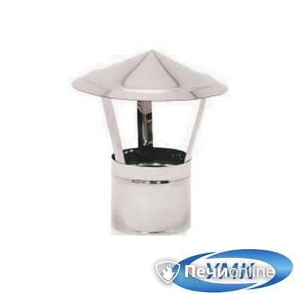 Дымоход УМК Зонт D115 0.5 мм. нержавейка в Красноярске