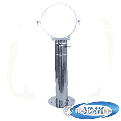  УМК Кронштейн опорный телескопический 40-75 D180 1.0 мм нержавейка в Красноярске