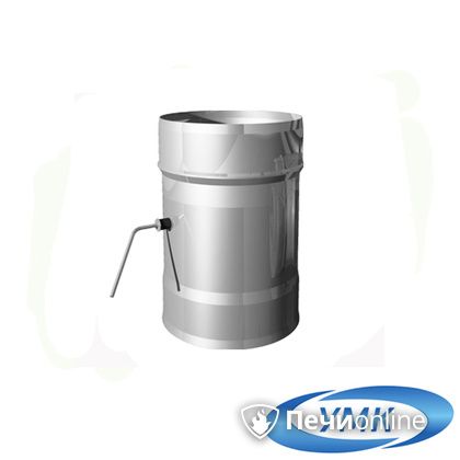  УМК Шибер поворотный D115 1.0 мм нержавейка в Красноярске