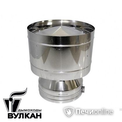 Дефлектор Вулкан DDH оцинкованный с изоляцией 50 мм D=160/260 в Красноярске