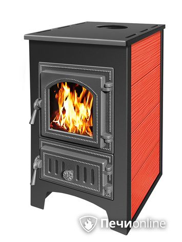 Печь-камин Везувий ПК-01 (270) красный в Красноярске