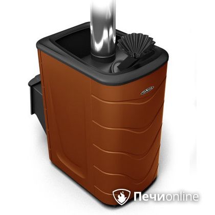 Дровяная банная печь TMF Гейзер 2014 Inox терракота в Красноярске