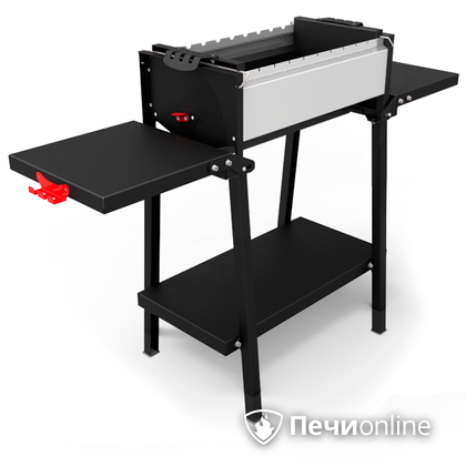 Мангал Grillver Крафтикс Сильвер на подставке в Красноярске