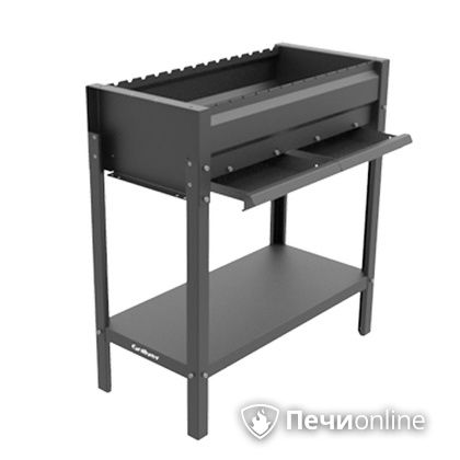 Мангал Grillver Редлайнер Стандарт Эйр с перфорированным дном и зольным ящиком в Красноярске