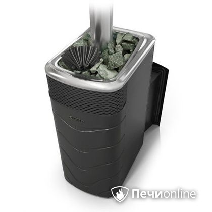 Дровяная банная печь TMF Гейзер XXL 2017 Inox Витра закрытая каменка антрацит в Красноярске