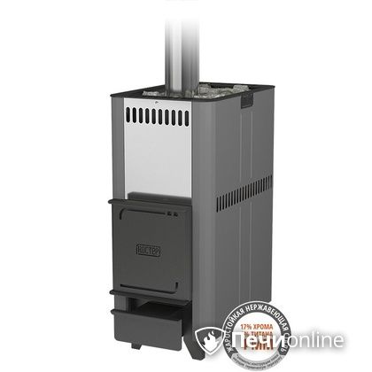 Дровяная банная печь Костёр 14 К без выносного топливного тоннеля в Красноярске