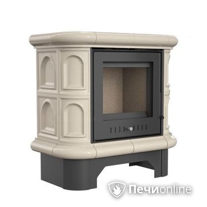 Печь-камин Kratki WK 440 кафельная крем черный в Красноярске