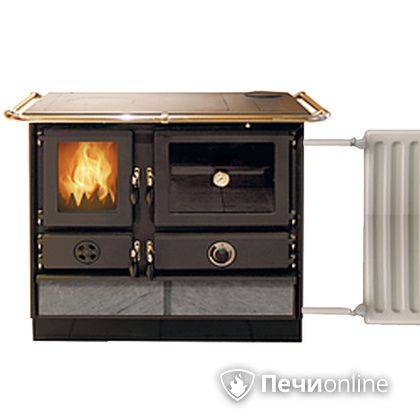 Отопительно-варочная печь MBS Super Thermo Magnum Stone R с духовым шкафом и теплообменником в Красноярске