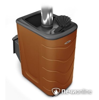 Дровяная банная печь TMF Гейзер Супер Inox ДА ЗК терракота в Красноярске