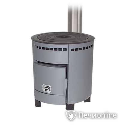 Печь-буржуйка Теплодар Печурка с чугунной плитой под казан в Красноярске
